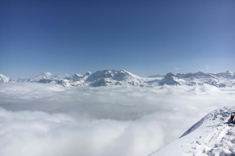 mer de brouillard depuis le Wistäthorn